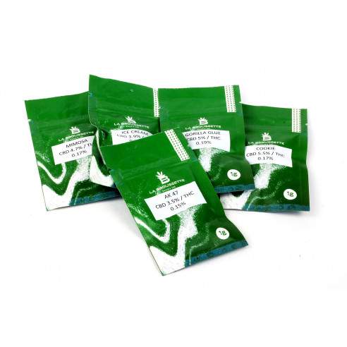 LES PACKS -Hash CBD - Pack Extract 5 variétés LA BROUSSETTE - 1