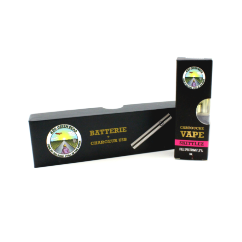 VAPE -Vape Pens - Kit Complet CBD 420 GREEN ROAD - 1
