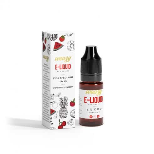 E-liquide CBD fruits rouges