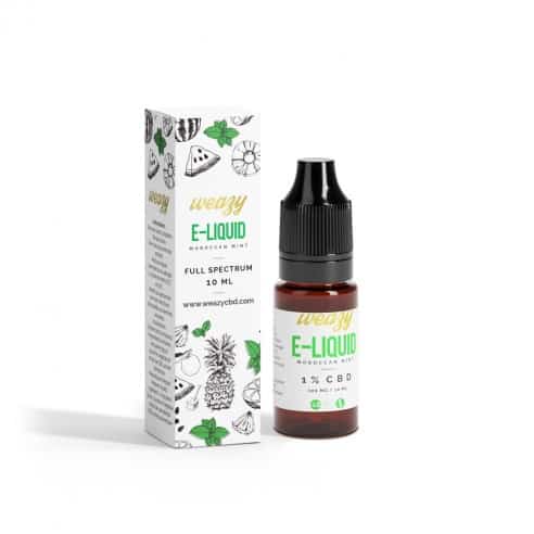 E-LIQUIDES -E-liquide CBD Menthe Marocaine WEAZY - 1